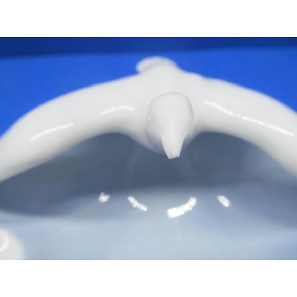 Gerold Porzellan Collectible Porcelain Dove Ashtray Blue & White Bavaria c1950's - Picture 6 of 12
